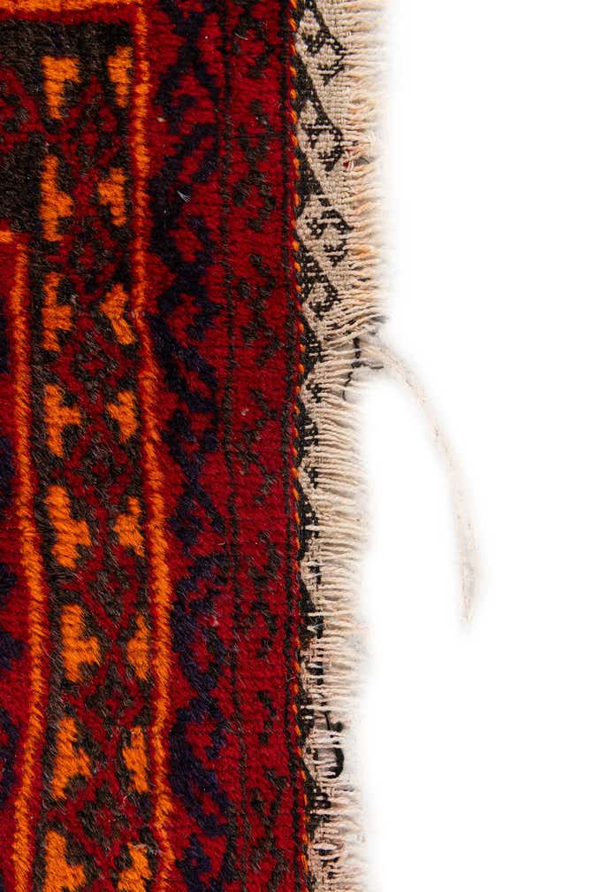 3' x 5' 1 Hand Knotted Afghan Ersari Wool Rug