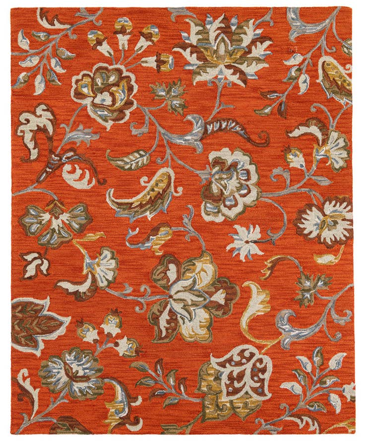 Detail image of 8' x 10' Agra Rug
