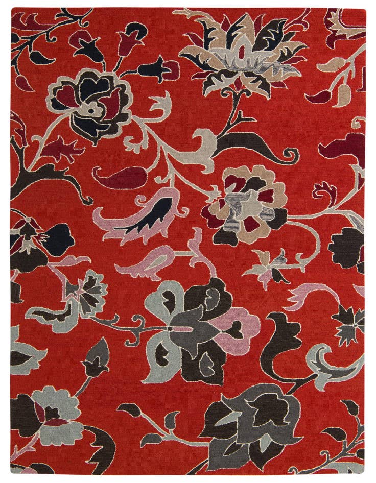 Detail image of 6' x 9' Agra Rug