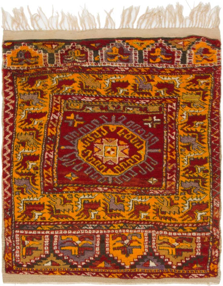 Detail image of 3' 6 x 5' Hand Knotted Anatolian Wool Rug