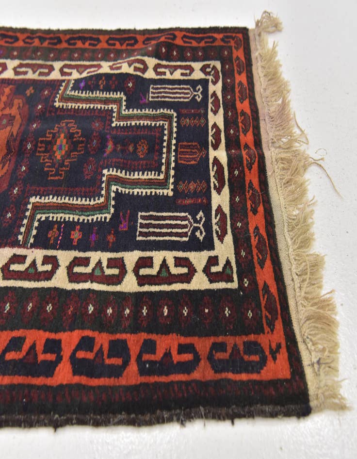 Detail image of 2' 5 x 4'  Hand Knotted Anatolian Wool Rug