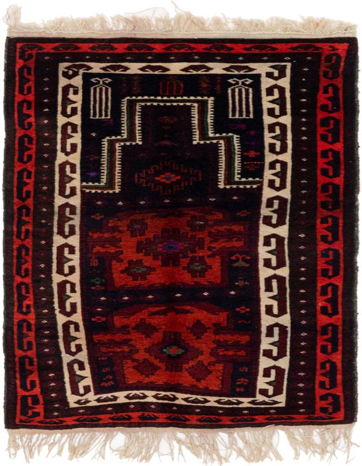 Detail image of 2' 5 x 4' Hand Knotted Anatolian Wool Rug