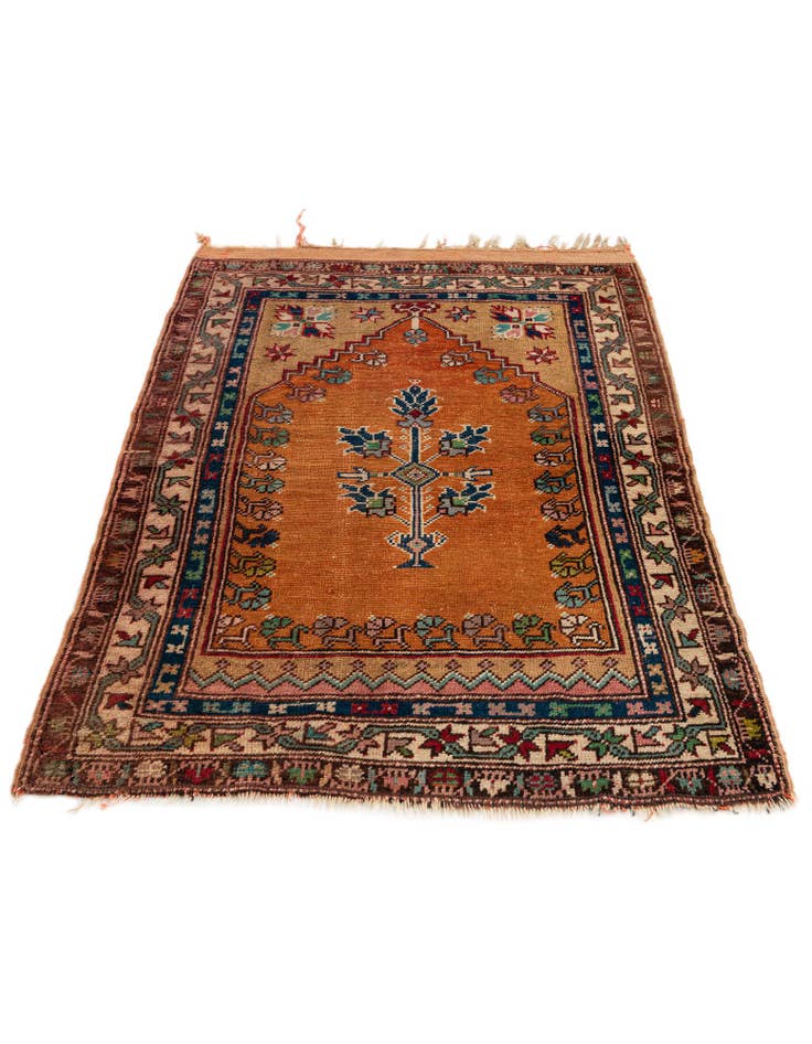 Detail image of 2' 10 x 3' 10  Hand Knotted Anatolian Wool Rug