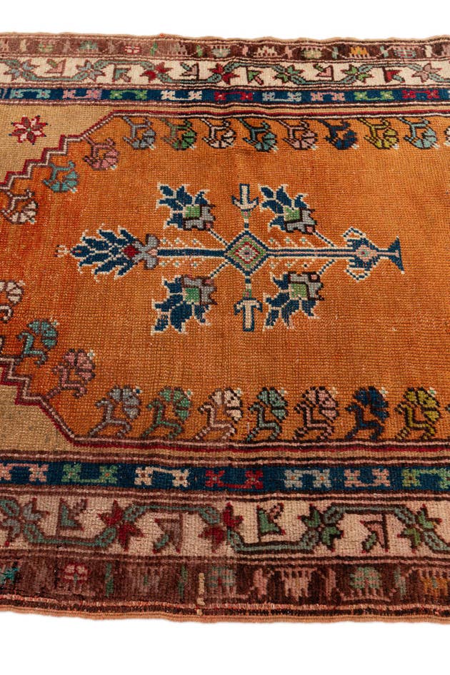 Detail image of 2' 10 x 3' 10 Hand Knotted Anatolian Wool Rug