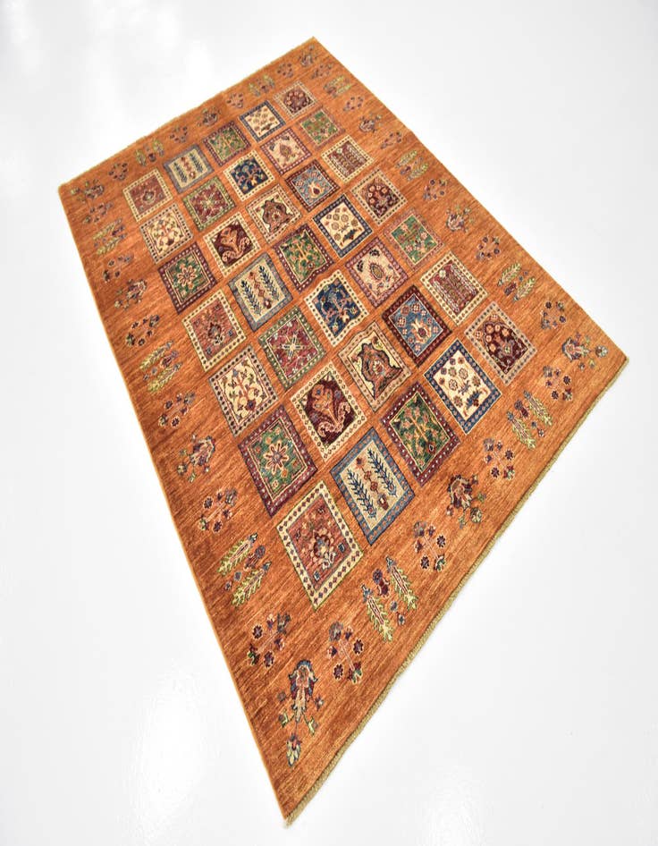 Detail image of 5' 3 x 6' 10  Hand Knotted Ariana Ziegler Rug