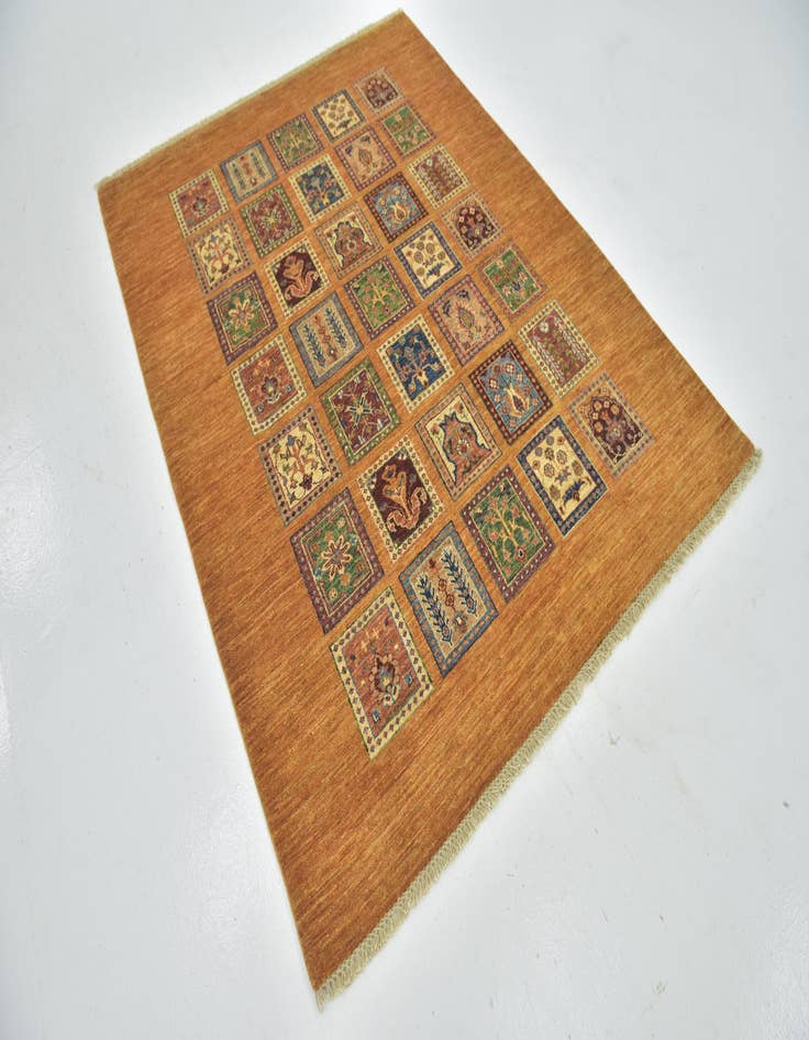 Detail image of 5' 3 x 6' 9  Hand Knotted Ariana Ziegler Rug