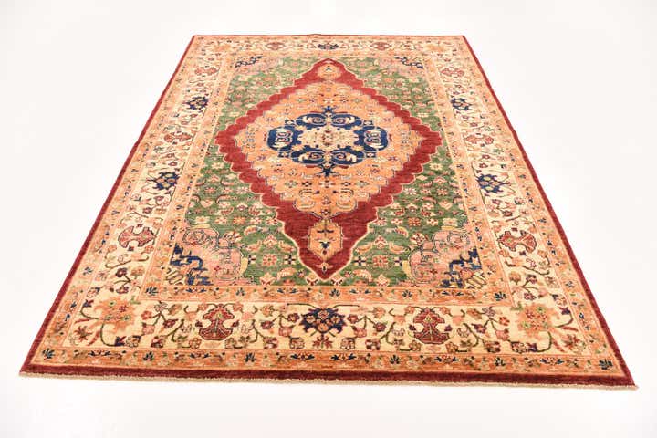 5' 10 x 8' 2 Hand Knotted Ariana Ziegler Rug