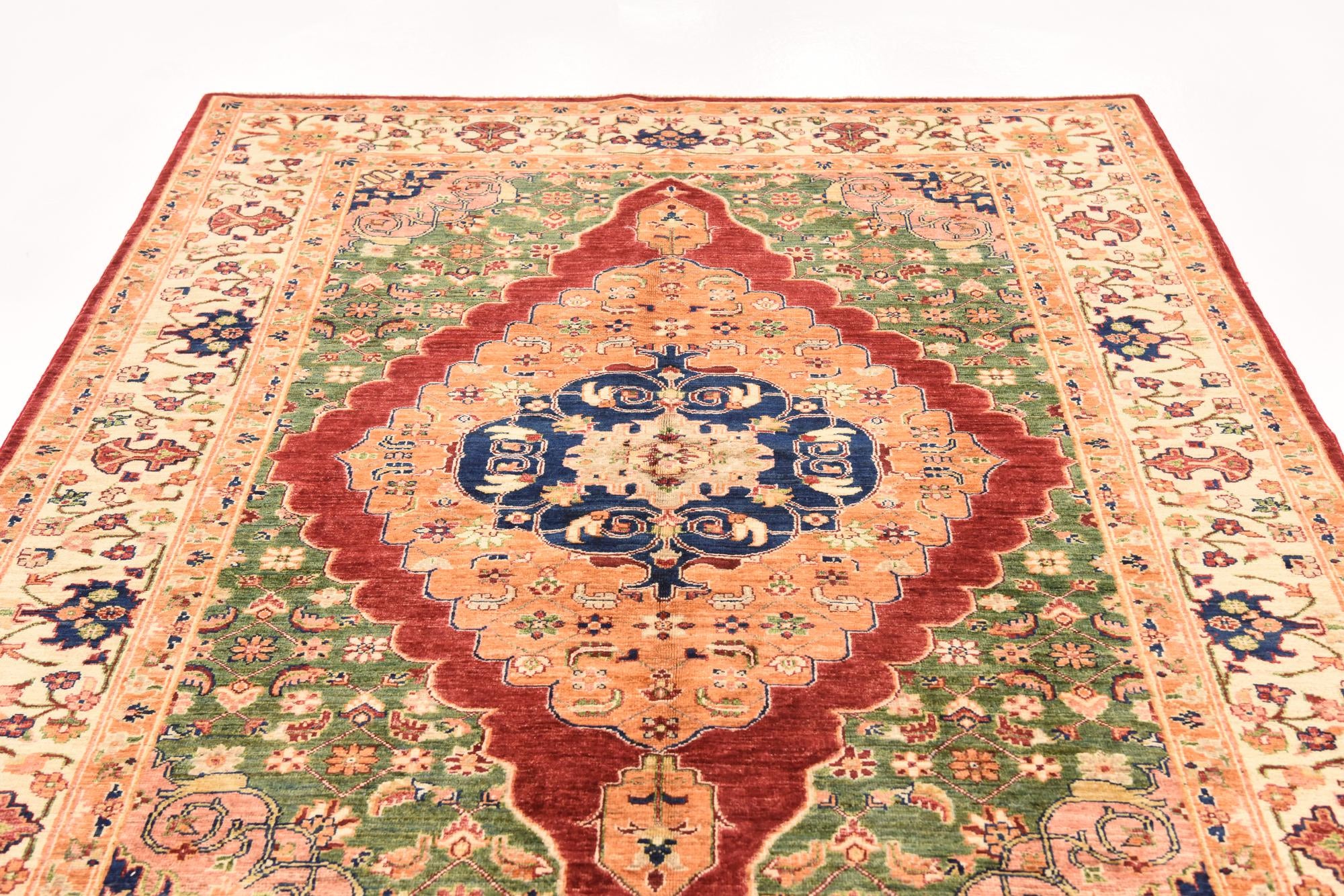 5' 10 x 8' 2 Hand Knotted Ariana Ziegler Rug