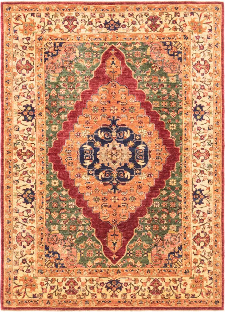 5' 10 x 8' 2 Hand Knotted Ariana Ziegler Rug