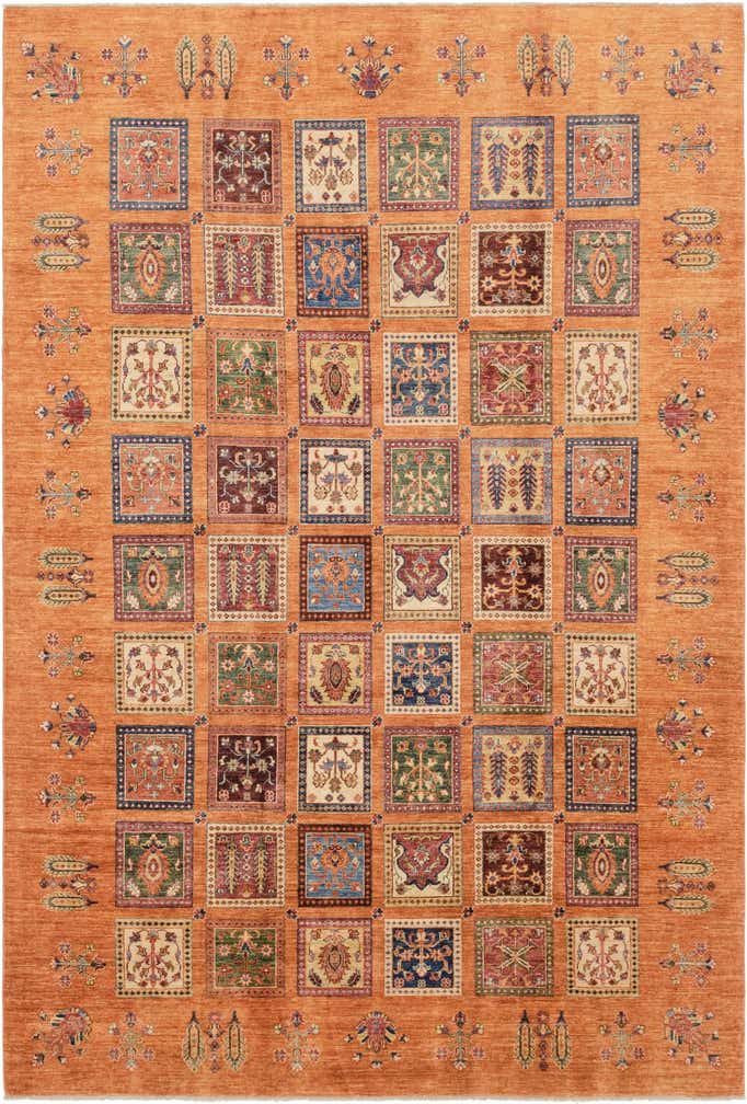 7' x 10' 5 Hand Knotted Ariana Ziegler Rug