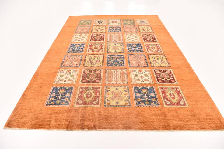 Detail image of 7' 1 x 9' 11 Hand Knotted Ariana Ziegler Rug