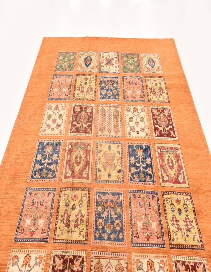 Detail image of 7' 1 x 9' 11 Hand Knotted Ariana Ziegler Rug