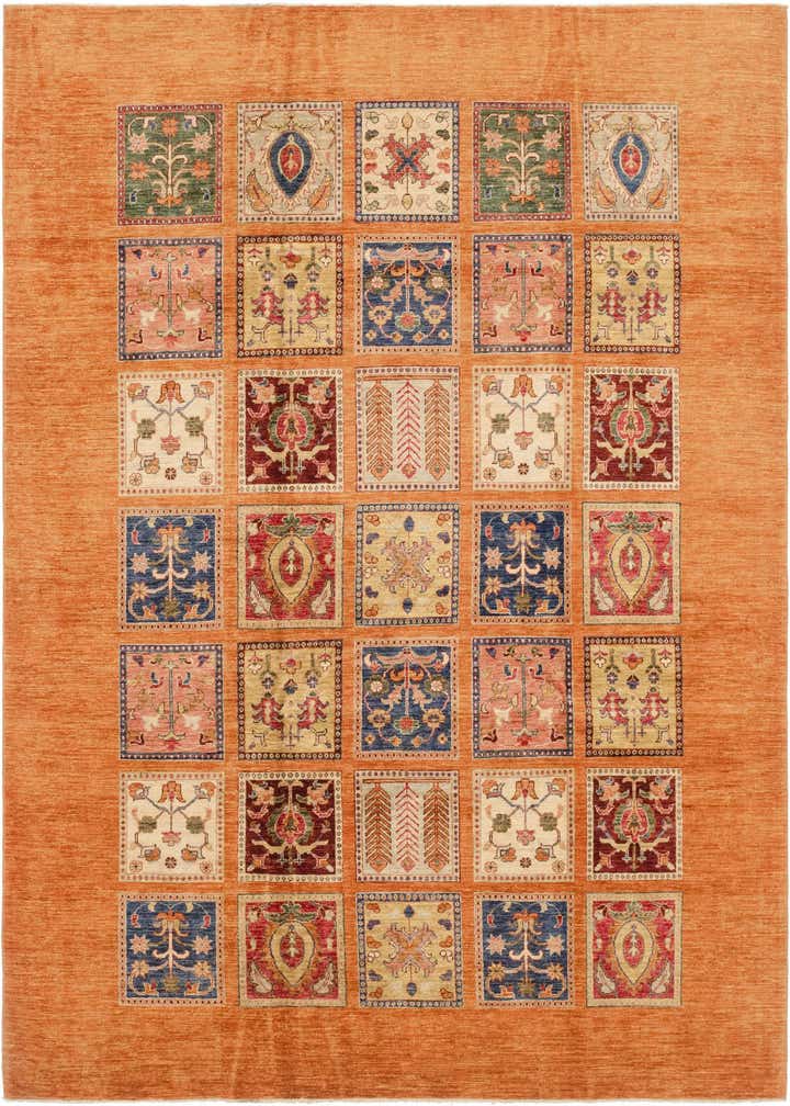 7' 1 x 9' 11 Hand Knotted Ariana Ziegler Rug