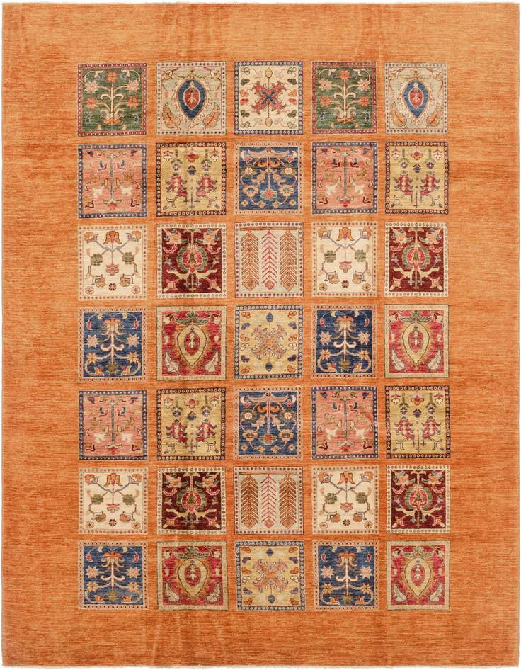 Detail image of 7' 1 x 9' 11 Hand Knotted Ariana Ziegler Rug