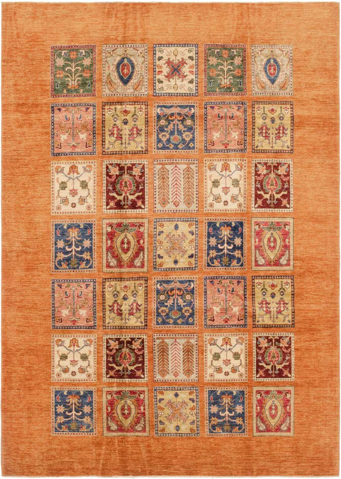Detail image of 7' 1 x 9' 11 Hand Knotted Ariana Ziegler Rug