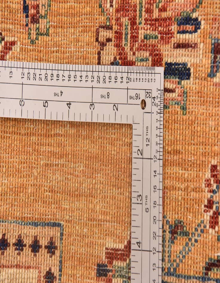 Detail image of 6' 6 x 9' 10  Hand Knotted Ariana Ziegler Rug