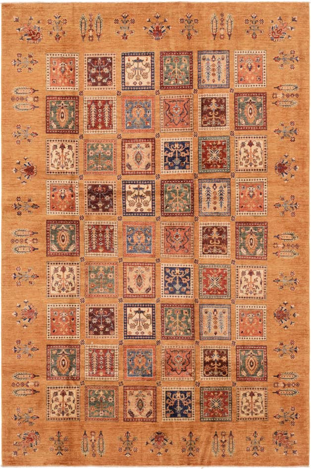Detail image of 6' 6 x 9' 10 Hand Knotted Ariana Ziegler Rug