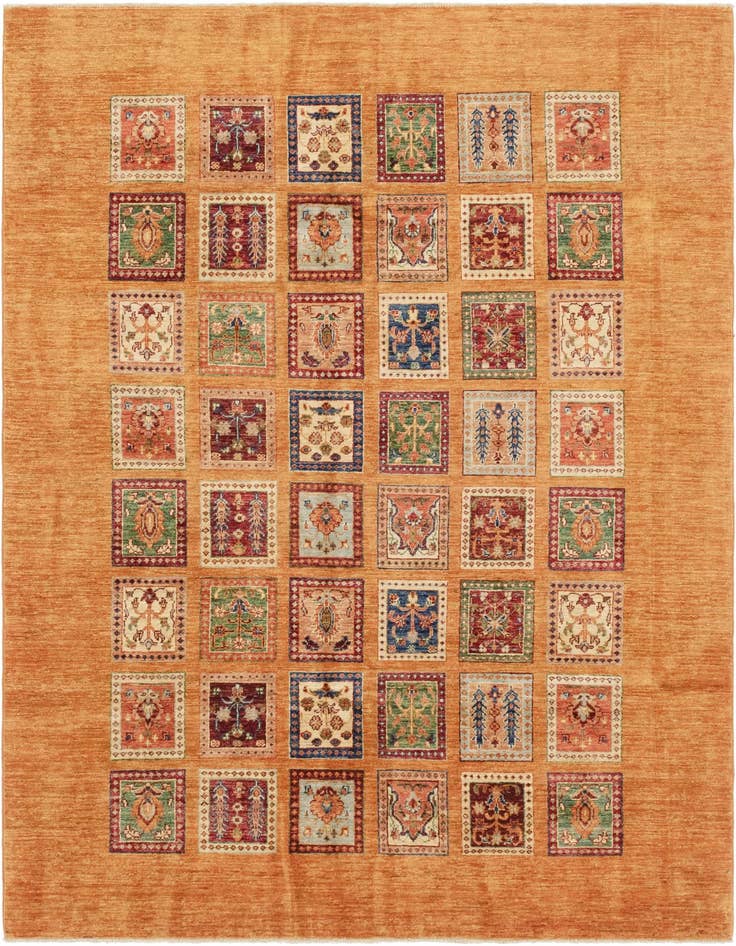 Detail image of 5' 9 x 8' 2 Hand Knotted Ariana Ziegler Rug