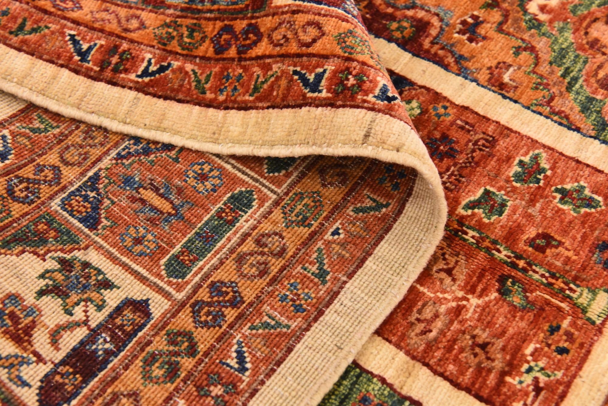 5' 8 x 8' Hand Knotted Ariana Ziegler Rug