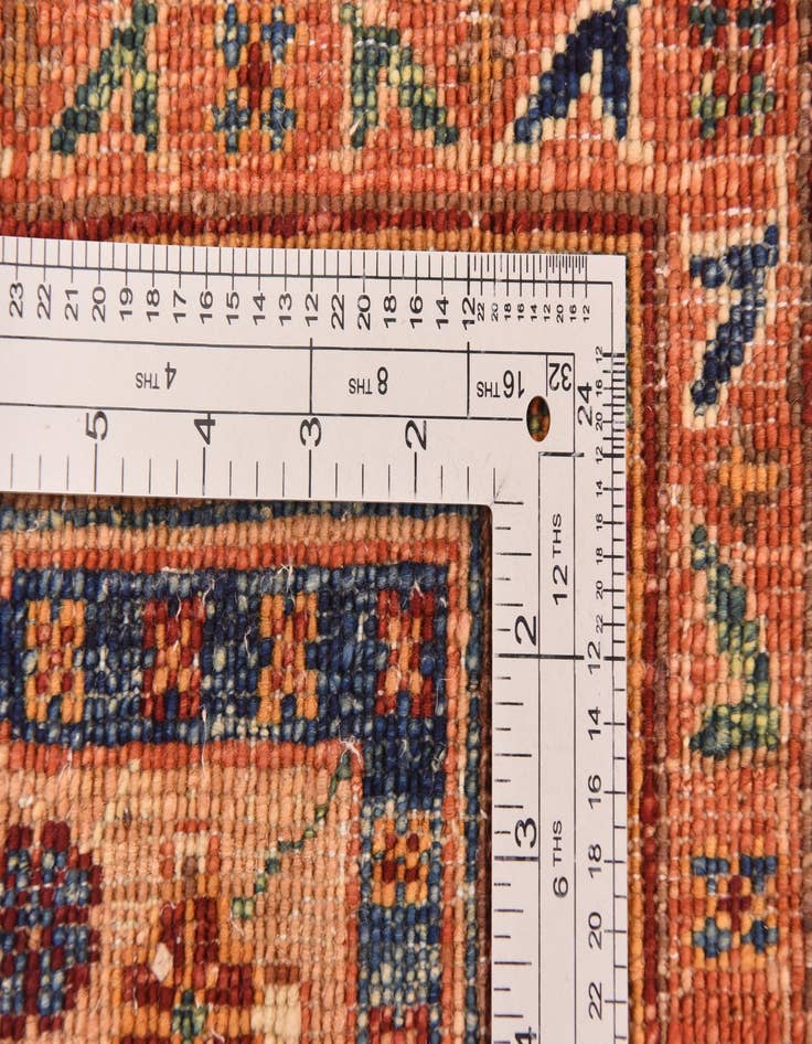 Detail image of 5' 8 x 8'  Hand Knotted Ariana Ziegler Rug