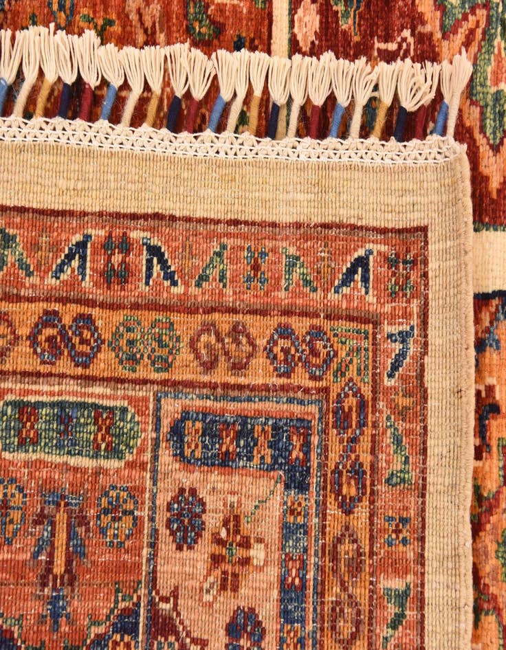 Detail image of 5' 8 x 8'  Hand Knotted Ariana Ziegler Rug