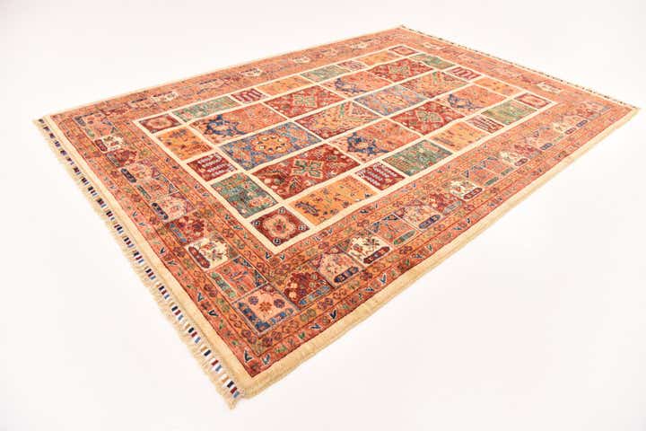 5' 8 x 8' Hand Knotted Ariana Ziegler Rug