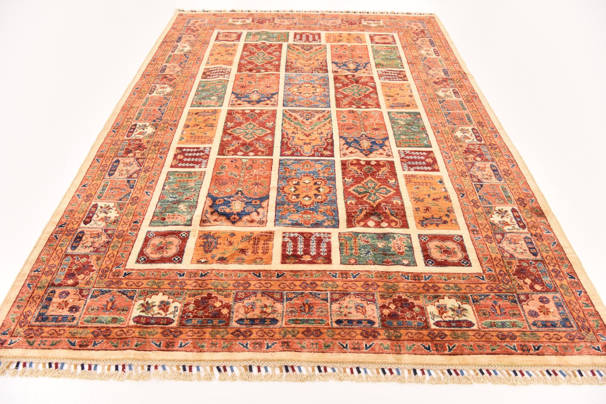 5' 8 x 8' Hand Knotted Ariana Ziegler Rug