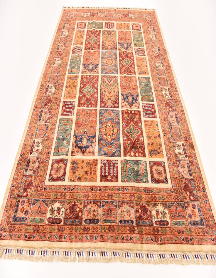 Detail image of 5' 8 x 8'  Hand Knotted Ariana Ziegler Rug