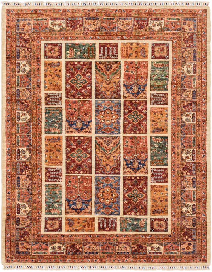 Detail image of 5' 8 x 8' Hand Knotted Ariana Ziegler Rug