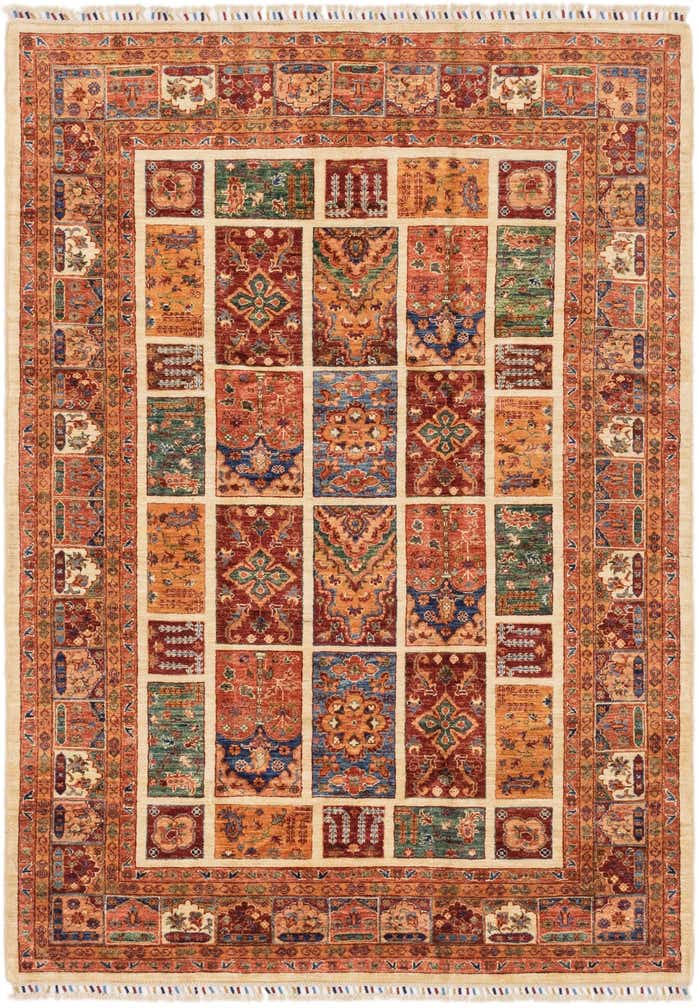 5' 8 x 8' Hand Knotted Ariana Ziegler Rug