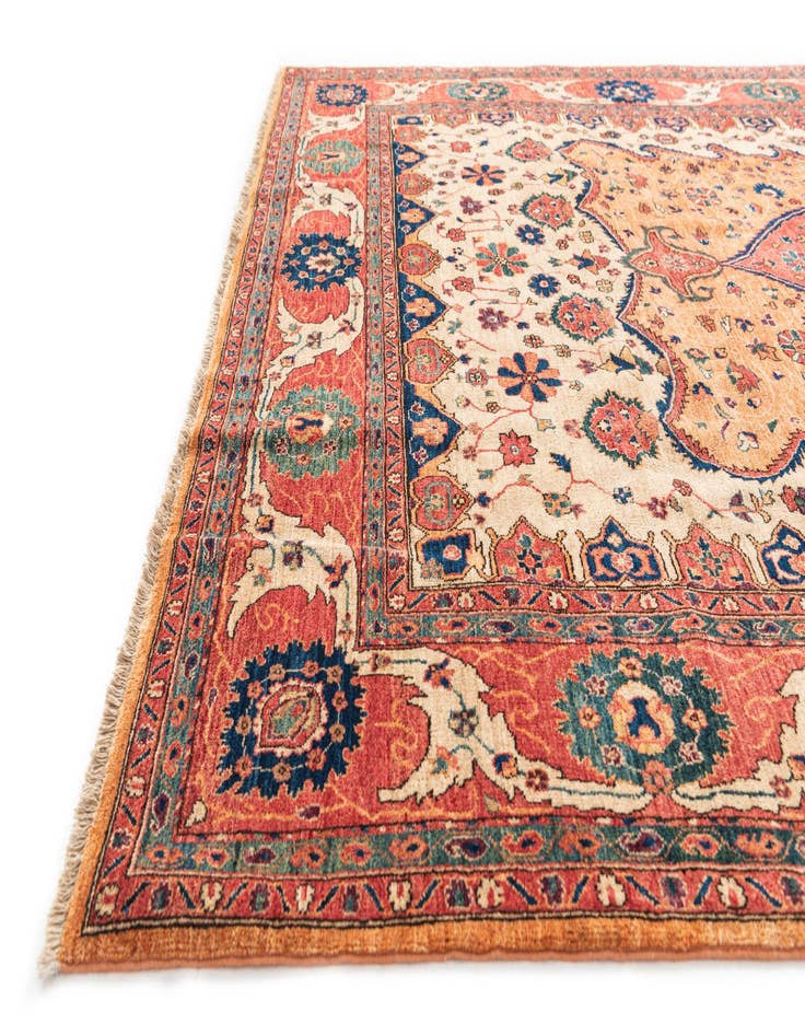 Detail image of 6' 7 x 9' 8 Hand Knotted Ariana Ziegler Oriental Rug