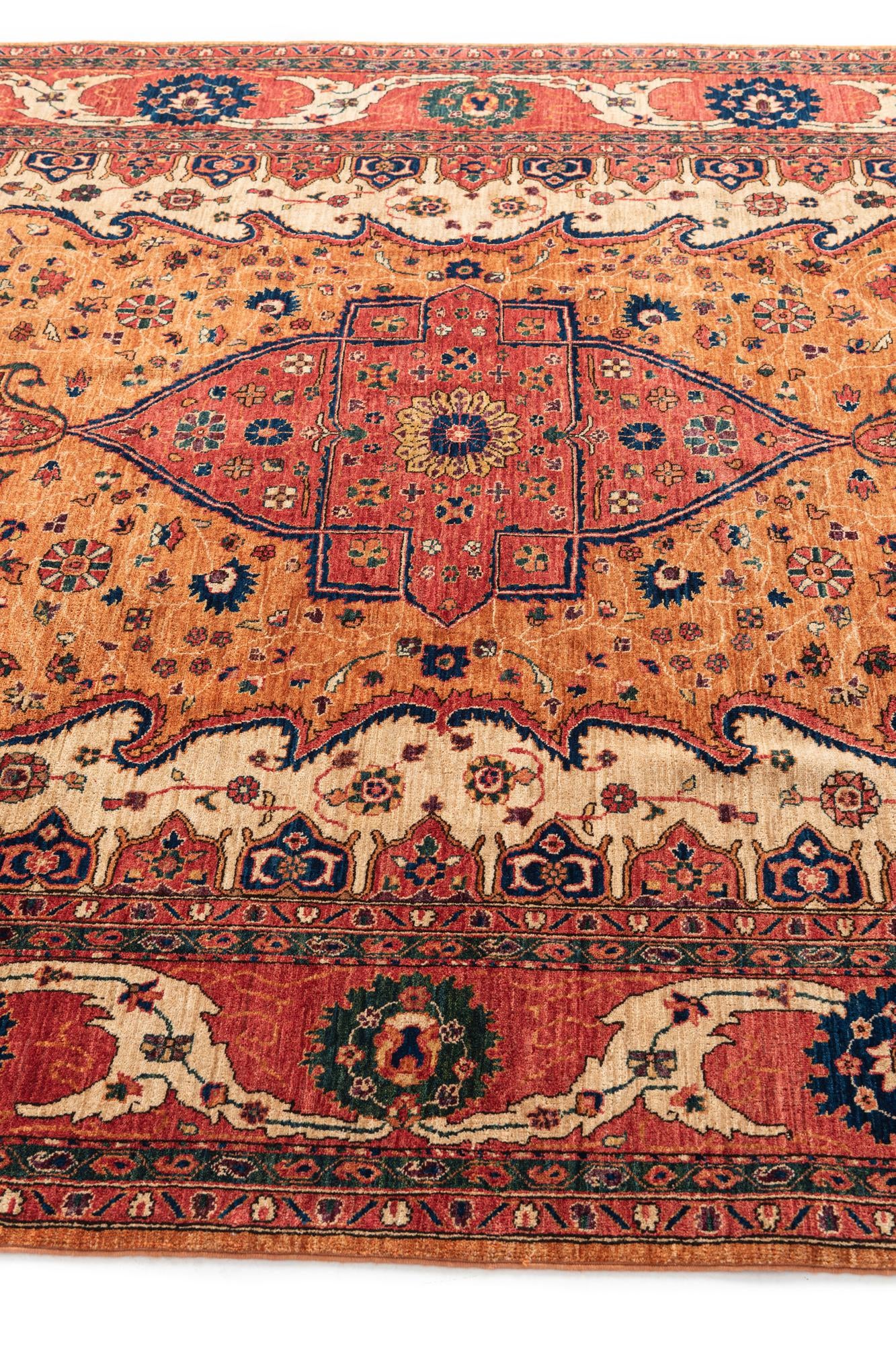 6' 7 x 9' 8 Hand Knotted Ariana Ziegler Oriental Rug