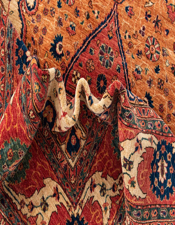 Detail image of 6' 7 x 9' 8 Hand Knotted Ariana Ziegler Oriental Rug
