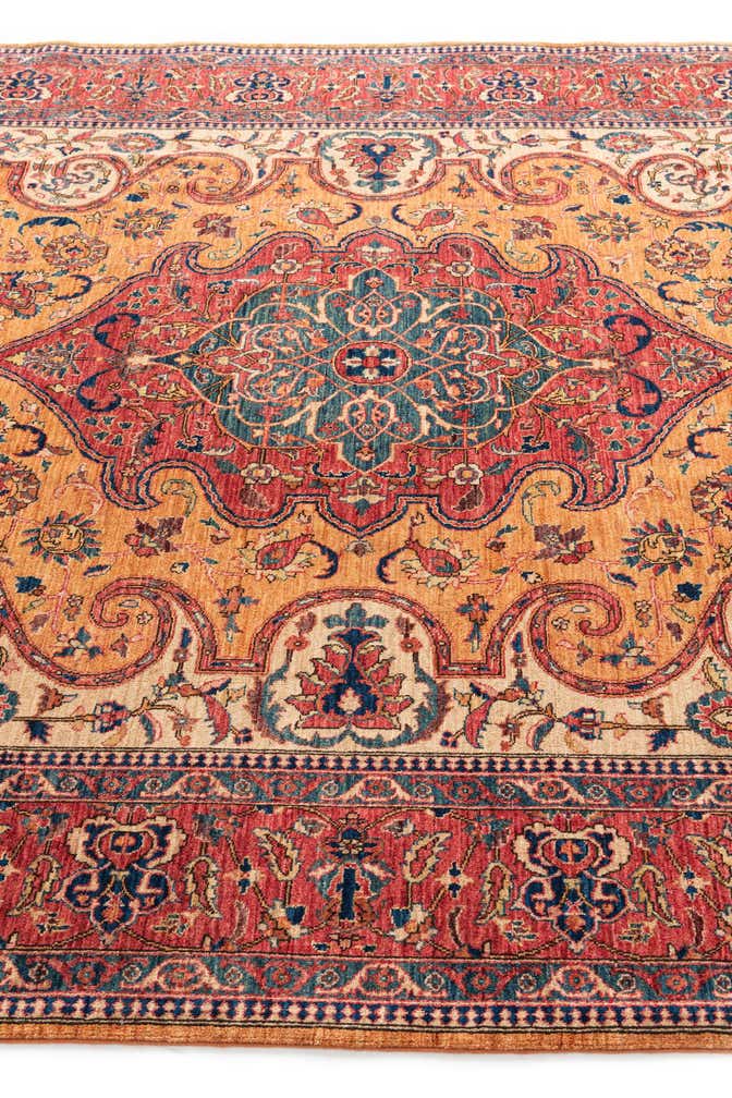 6' 7 x 9' 9 Hand Knotted Ariana Ziegler Oriental Rug
