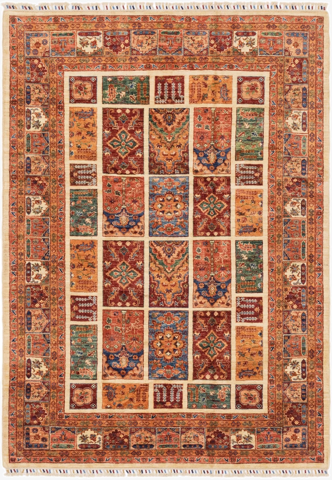 5' 8 x 8'  Hand Knotted Ariana Ziegler Rug