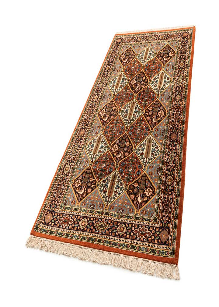 5' x 9' 4 Hand Knotted Bakhtiar Wool Rug
