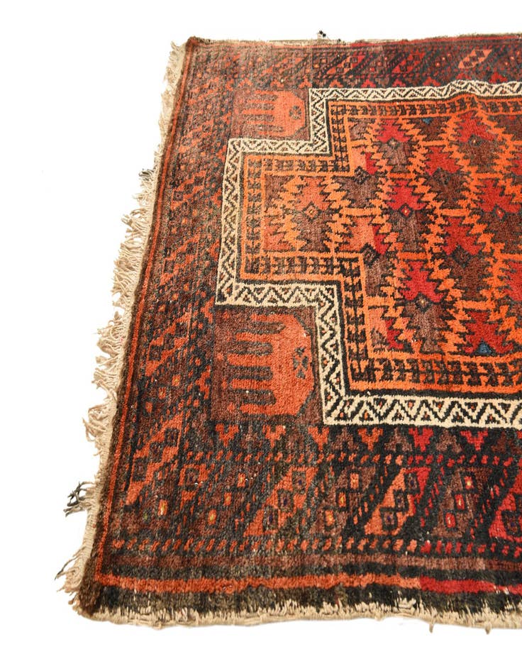 Detail image of 2' 8 x 3' 10  Hand Knotted Bakhtiar Persian Wool Rug