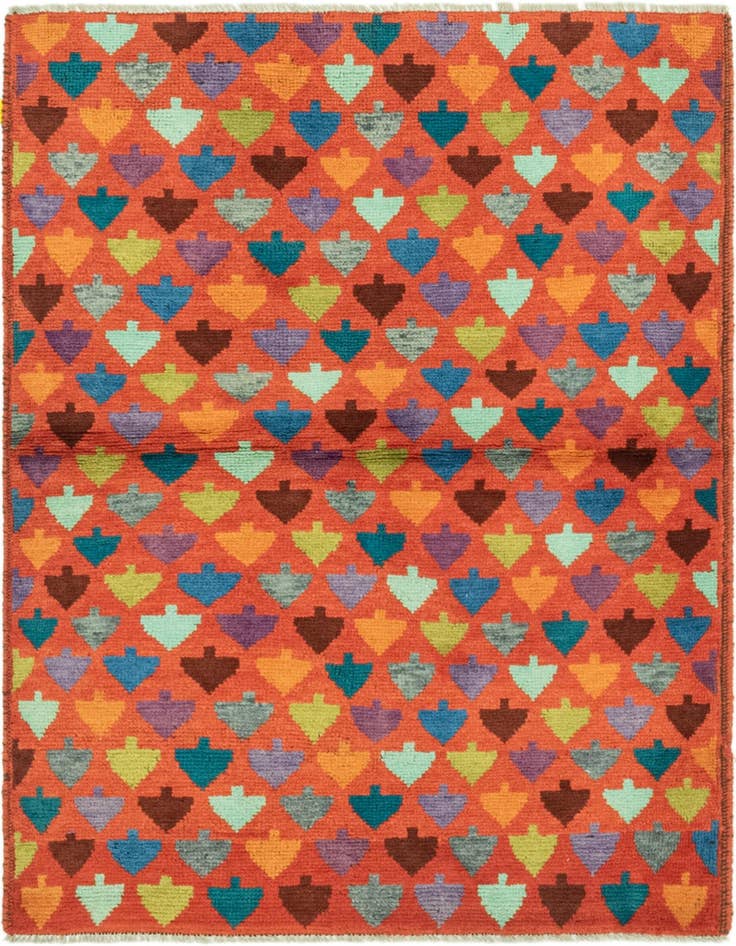 Detail image of 3' 6 x 4' 10 Hand Knotted Balouch Rug