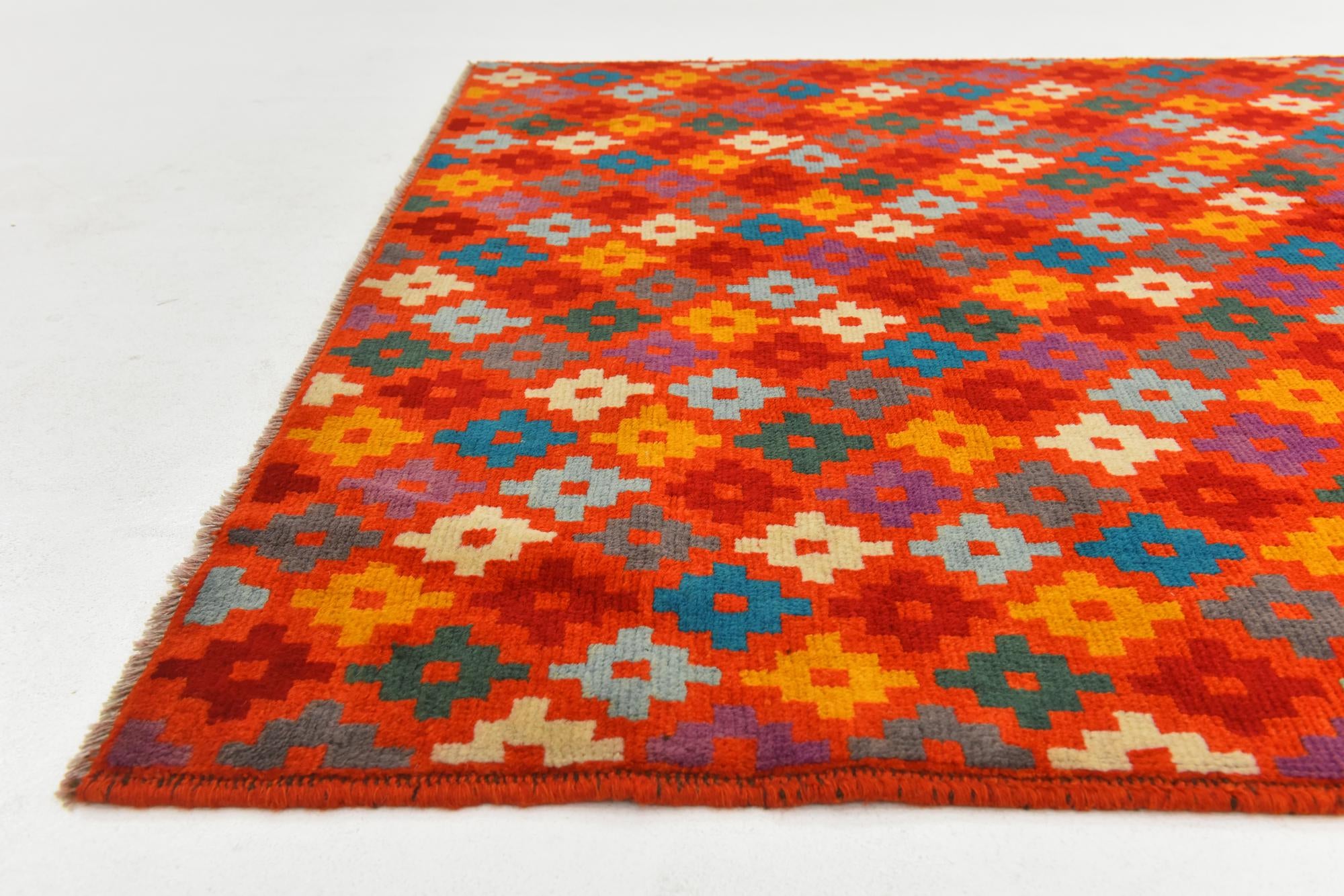 4' 11 x 6' 6 Hand Knotted Balouch Wool Rug
