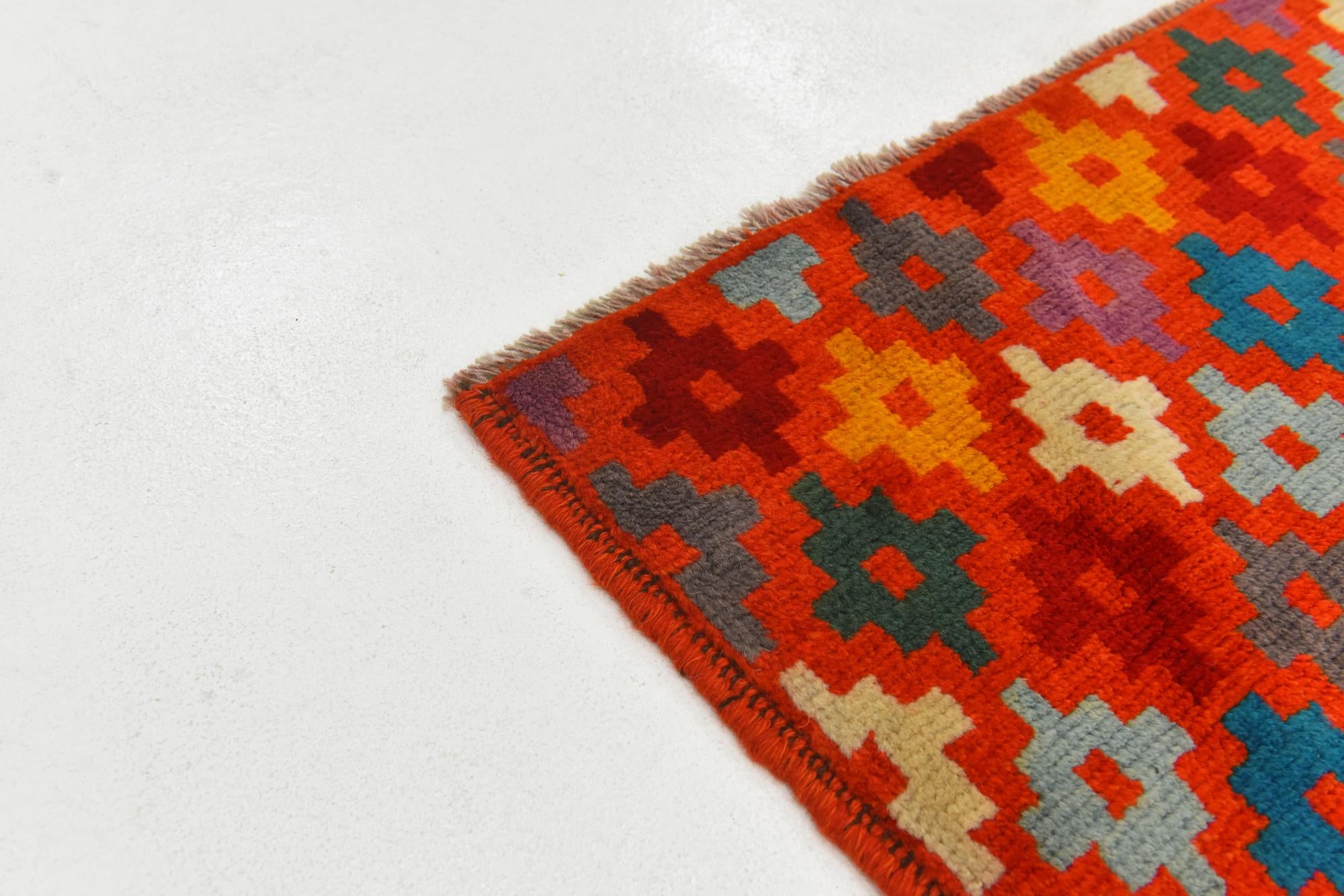 4' 11 x 6' 6 Hand Knotted Balouch Wool Rug