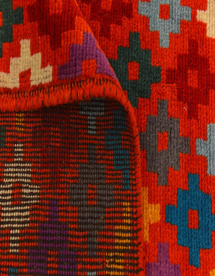 Detail image of 4' 11 x 6' 6  Hand Knotted Balouch Wool Rug