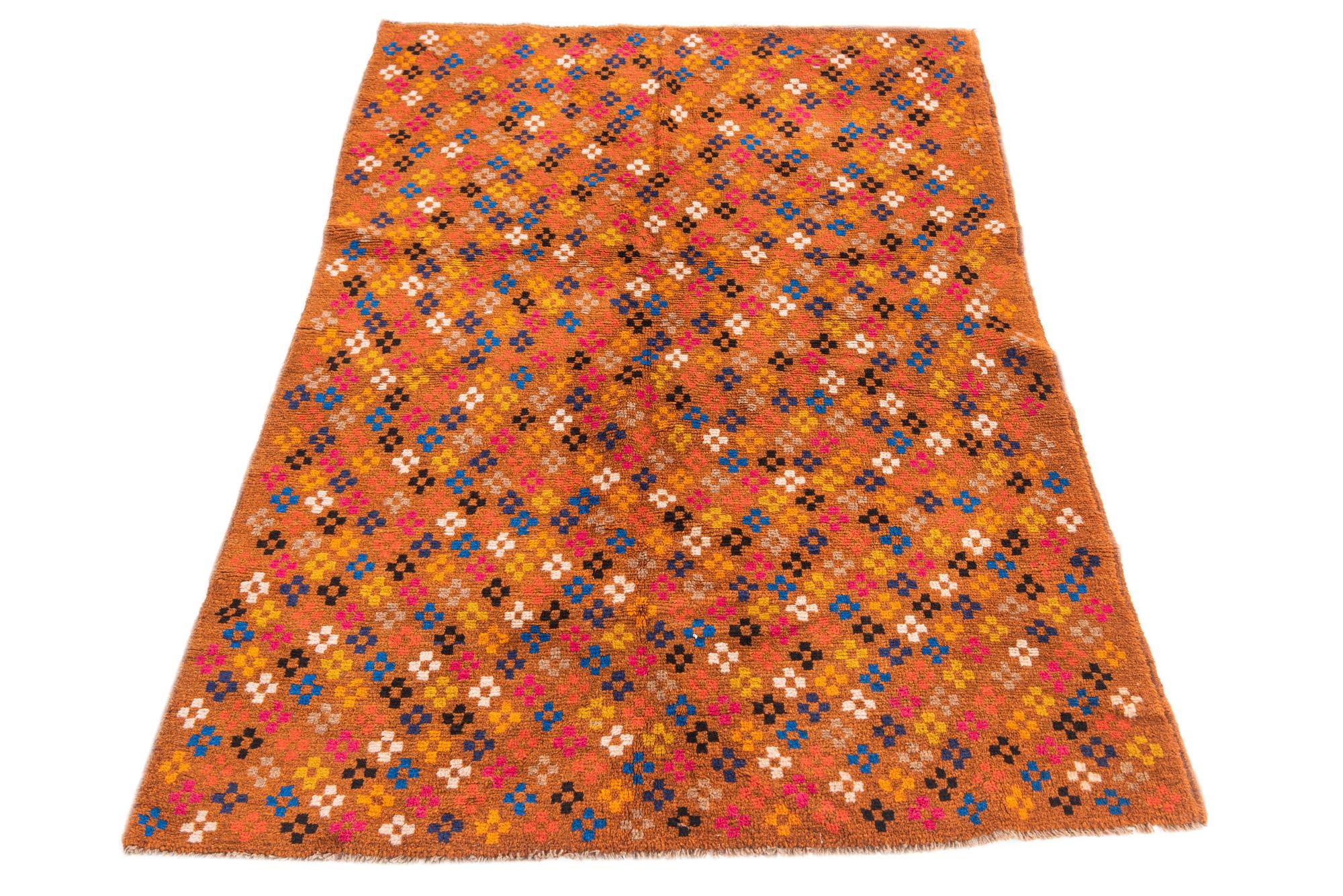 3' 10 x 5' 8 Hand Knotted Balouch Wool Rug