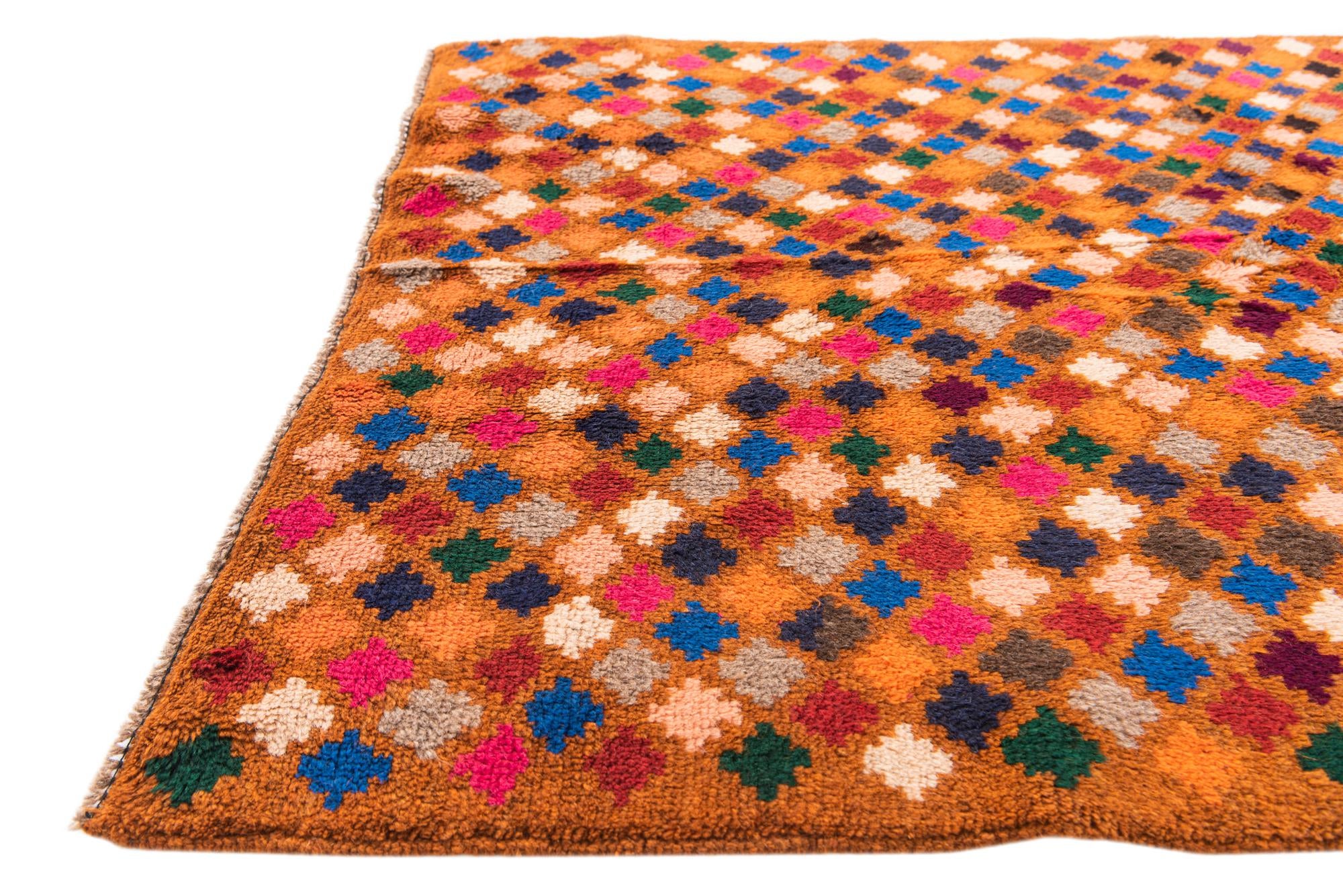 3' 9 x 6' 10 Hand Knotted Balouch Wool Rug