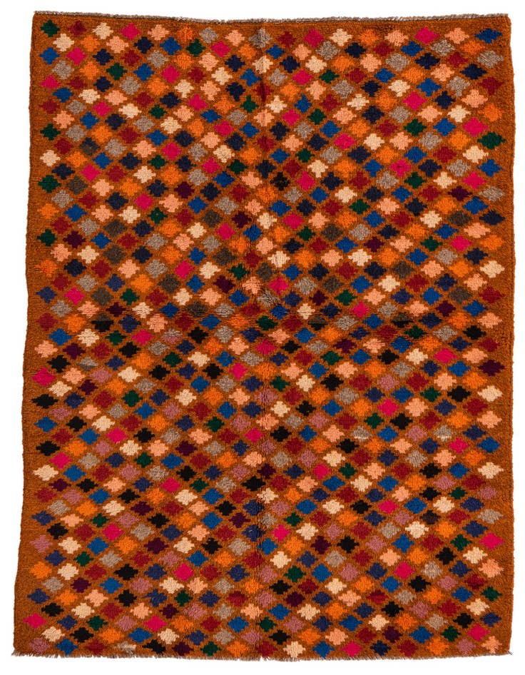 Detail image of 3' 9 x 6' 10 Hand Knotted Balouch Wool Rug