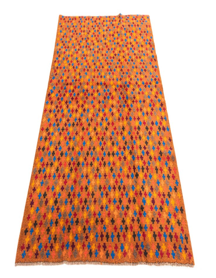 Detail image of 4' x 6' Hand Knotted Balouch Wool Rug