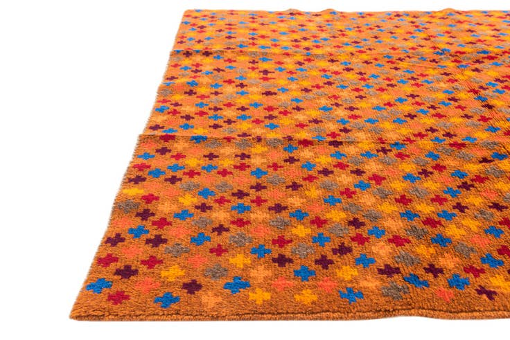 Detail image of 4' x 6' Hand Knotted Balouch Wool Rug