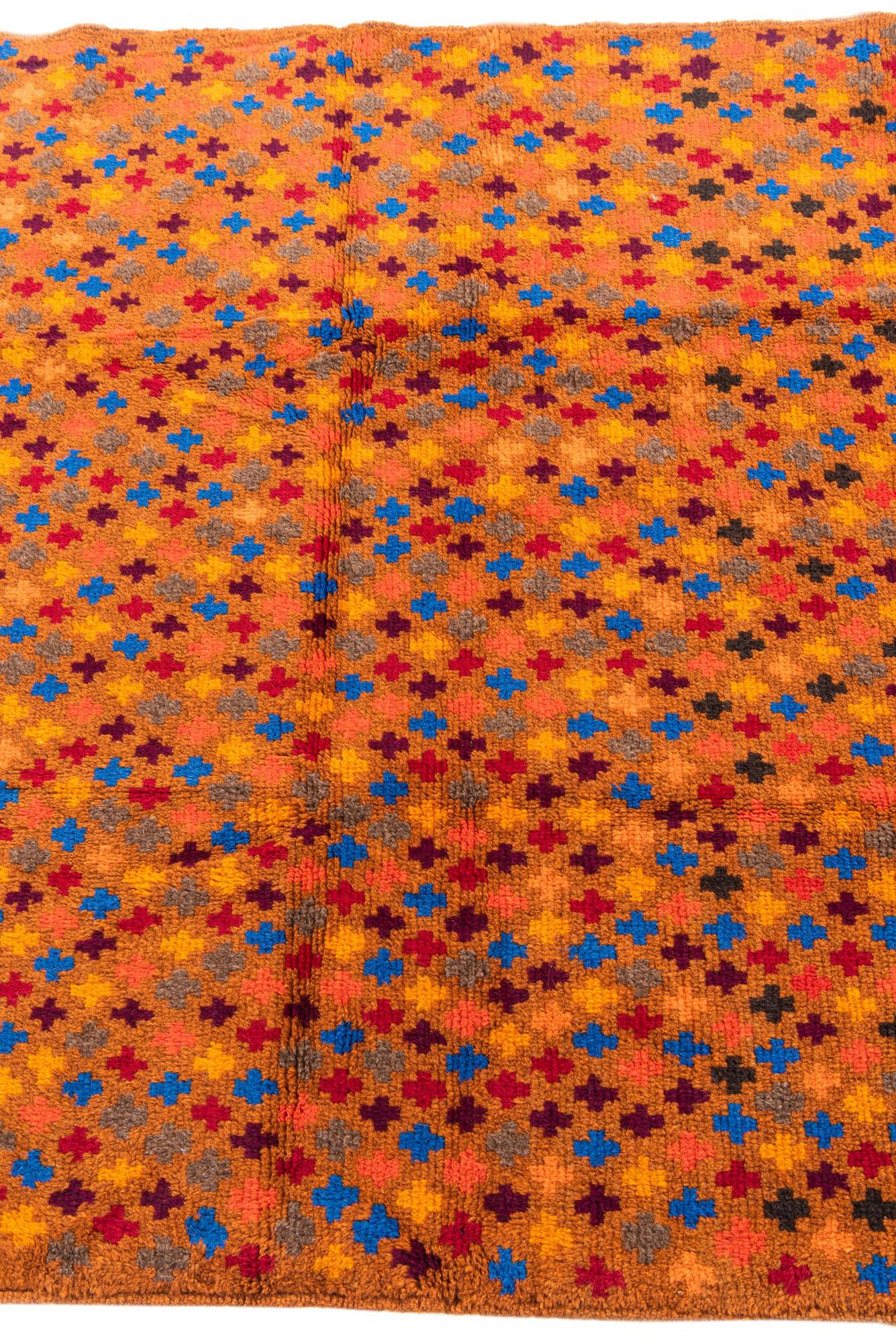 4' x 6' Hand Knotted Balouch Wool Rug