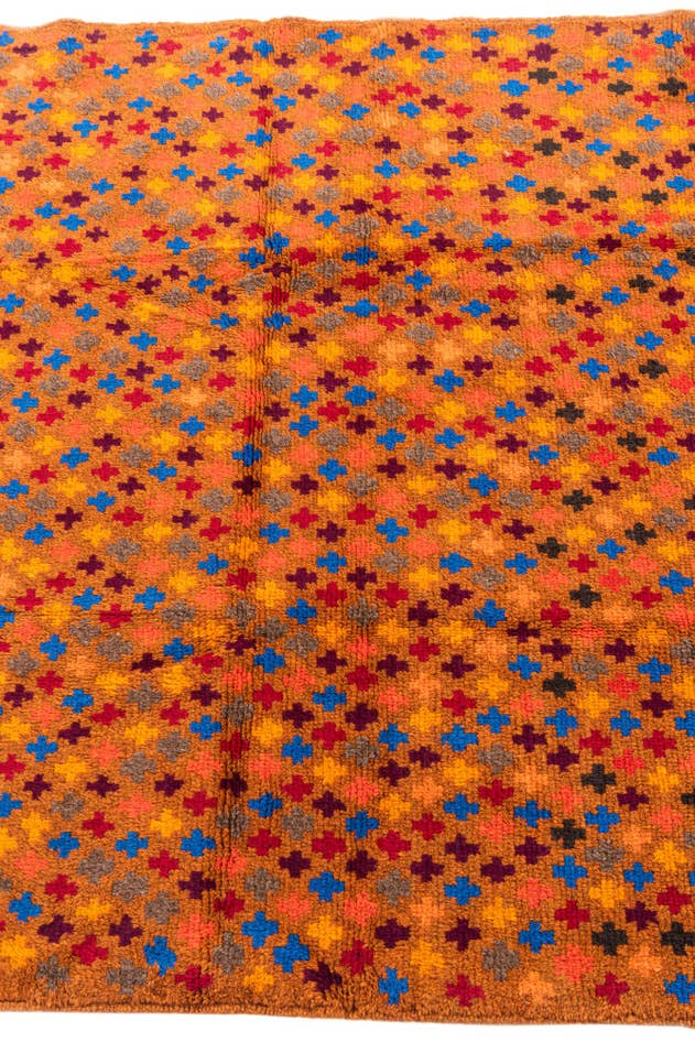 Detail image of 4' x 6' Hand Knotted Balouch Wool Rug