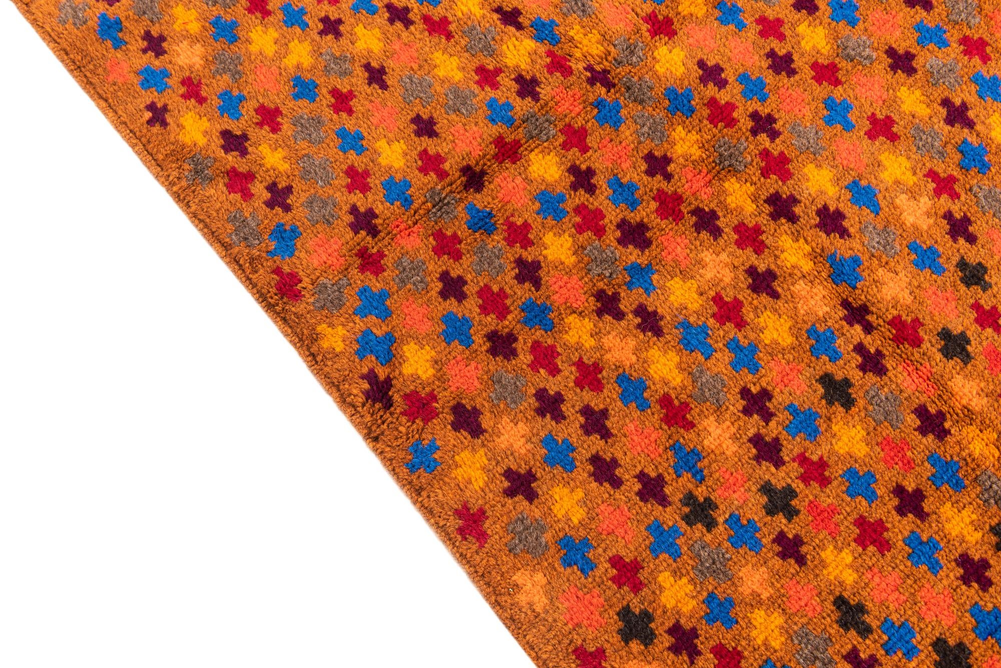 4' x 6' Hand Knotted Balouch Wool Rug