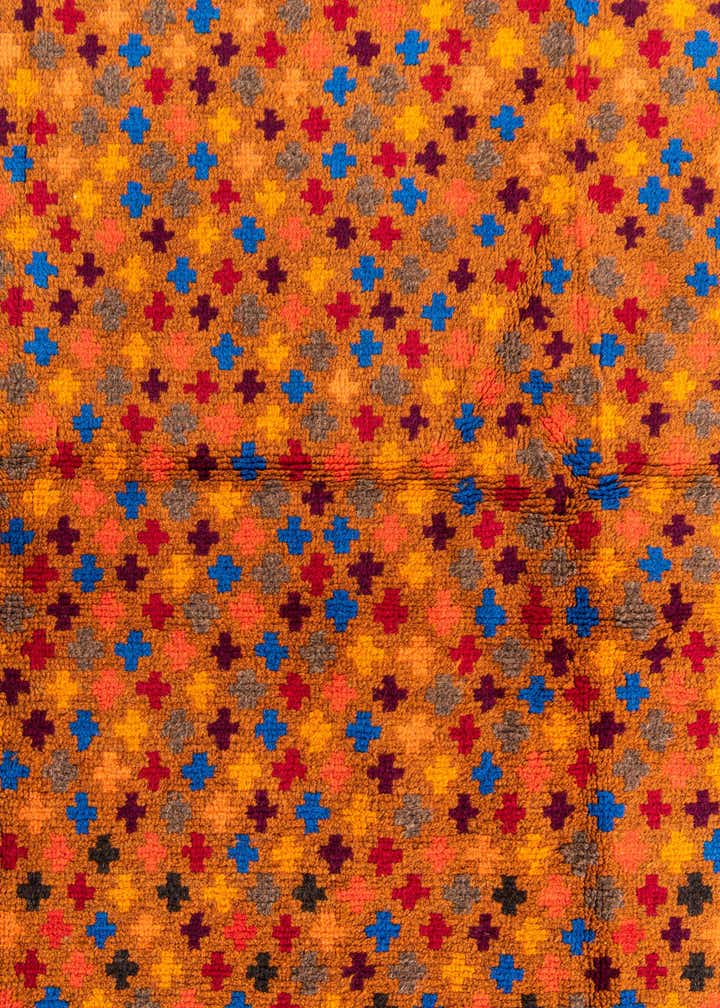 4' x 6' Hand Knotted Balouch Wool Rug